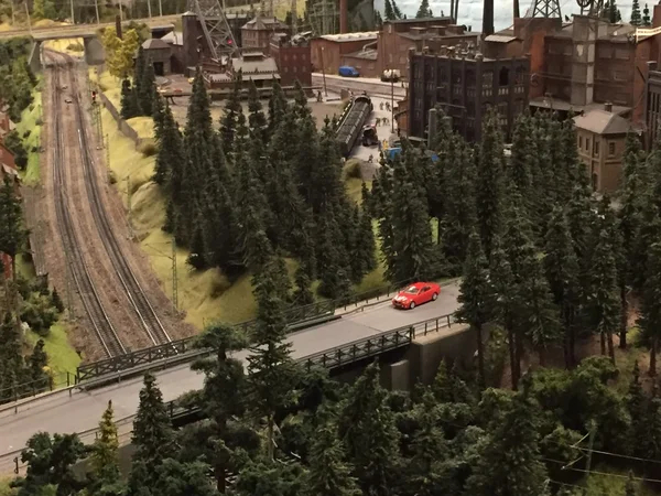 Hamburg Niemcy Sierpnia Park Miniatur Wunderland Hamburgu Jak Widać Sierpnia — Zdjęcie stockowe