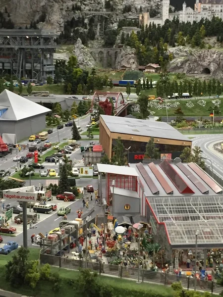 Hamburg Niemcy Sierpnia Park Miniatur Wunderland Hamburgu Jak Widać Sierpnia — Zdjęcie stockowe