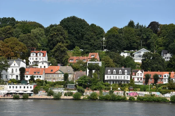 Casas alrededor del Puerto de Hamburgo en Alemania —  Fotos de Stock