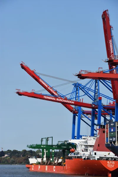 Port of Hamburg in Germany — Stock Photo, Image