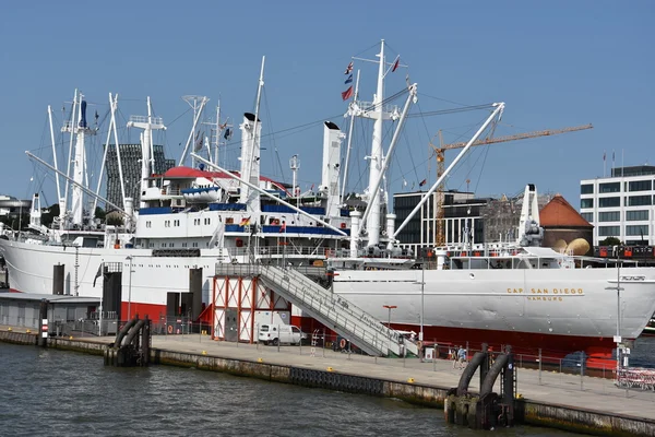 Weergave van hamburg in Duitsland — Stockfoto