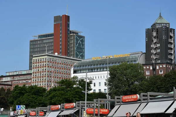 Vista de Hamburgo en Alemania — Foto de Stock