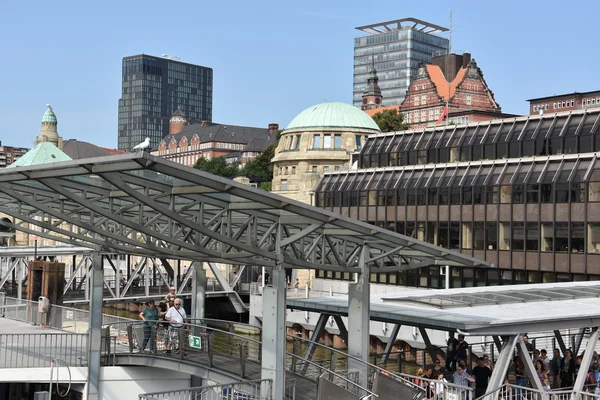 Vista de Hamburgo en Alemania — Foto de Stock