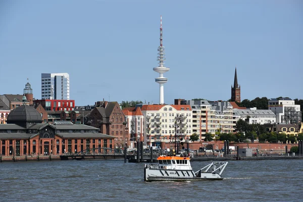 Blick auf Hamburg in Deutschland — Stockfoto
