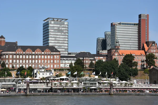 Vista de Hamburgo en Alemania — Foto de Stock