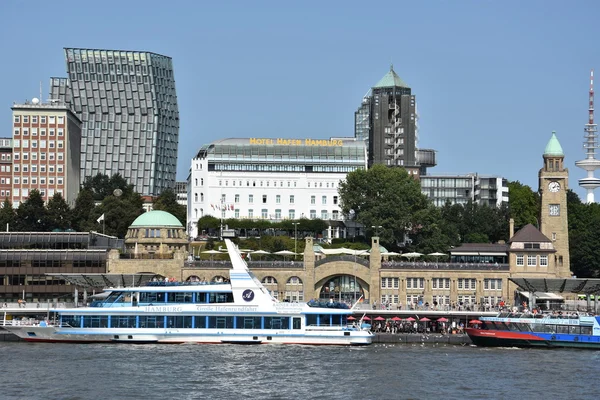 Vista de Hamburgo en Alemania — Foto de Stock