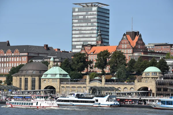 Vista de Hamburgo na Alemanha — Fotografia de Stock