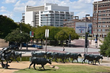 Öncü Plaza Dallas, Texas heykel hayvanların sürücüsü