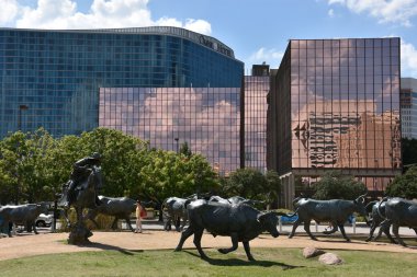 Öncü Plaza Dallas, Texas heykel hayvanların sürücüsü