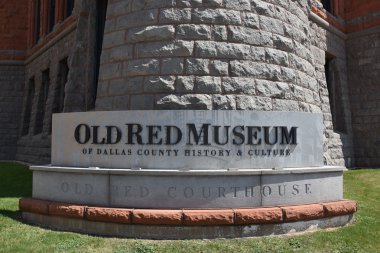 Old Red Museum in Dallas, Texas clipart