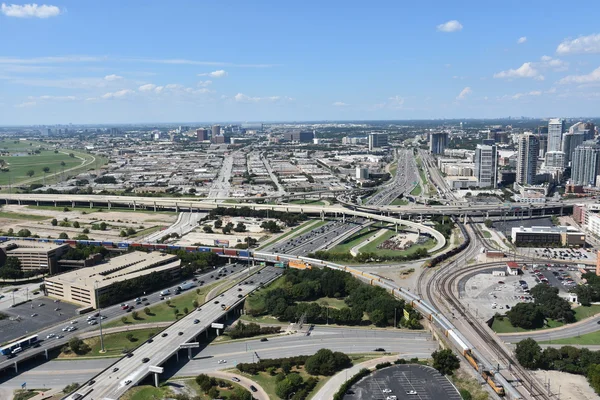 Flygfoto över Dallas, Texas — Stockfoto