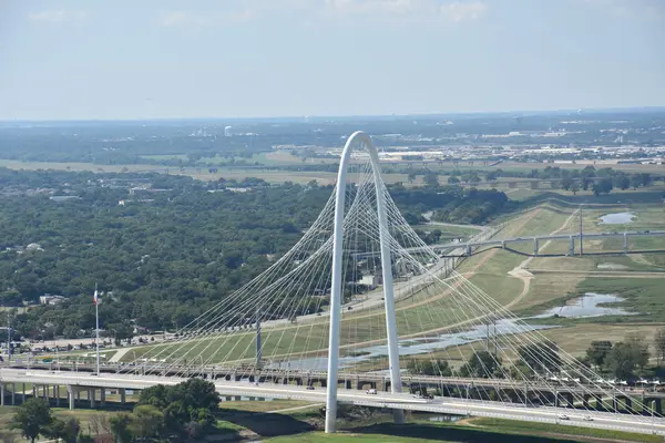 Margaret Hunt Hill Bridge en Dallas, Texas —  Fotos de Stock
