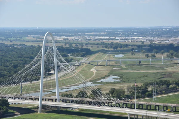 Margaret Hunt Hill Bridge en Dallas, Texas —  Fotos de Stock