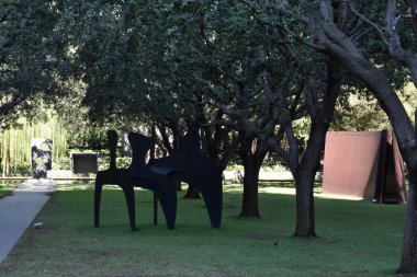 Dallas, TEXAS - SEP 18: Dallas, Teksas 'taki Nasher Heykel Merkezi, 18 Eylül 2016' da görüldüğü üzere. 