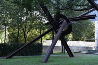 Dallas, TEXAS - SEP 18: Dallas, Teksas 'taki Nasher Heykel Merkezi, 18 Eylül 2016' da görüldüğü üzere. 