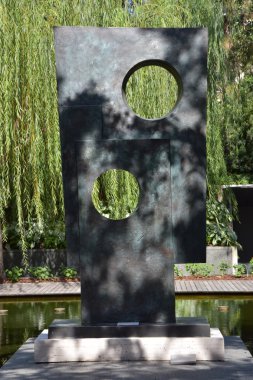 Dallas, TEXAS - SEP 18: Dallas, Teksas 'taki Nasher Heykel Merkezi, 18 Eylül 2016' da görüldüğü üzere. 