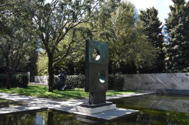 Dallas, TEXAS - SEP 18: Dallas, Teksas 'taki Nasher Heykel Merkezi, 18 Eylül 2016' da görüldüğü üzere. 