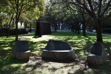 Dallas, TEXAS - SEP 18: Dallas, Teksas 'taki Nasher Heykel Merkezi, 18 Eylül 2016' da görüldüğü üzere. 