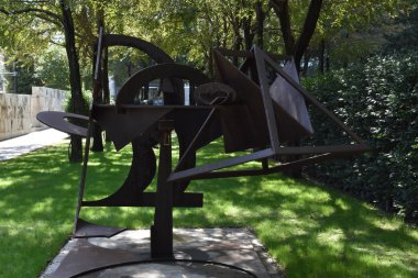 Dallas, TEXAS - SEP 18: Dallas, Teksas 'taki Nasher Heykel Merkezi, 18 Eylül 2016' da görüldüğü üzere. 
