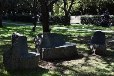 Dallas, TEXAS - SEP 18: Dallas, Teksas 'taki Nasher Heykel Merkezi, 18 Eylül 2016' da görüldüğü üzere. 