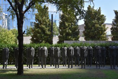 Dallas, TEXAS - SEP 18: Dallas, Teksas 'taki Nasher Heykel Merkezi, 18 Eylül 2016' da görüldüğü üzere. 