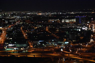 Dallas, Teksas'ın havadan görünümü