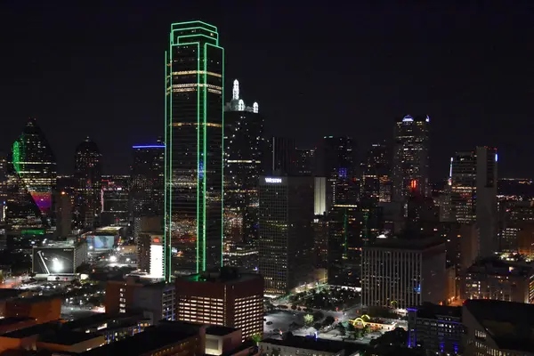 Letecký pohled na Dallas, Texas — Stock fotografie
