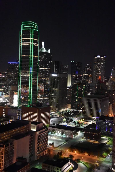 Dallas, Teksas'ın havadan görünümü