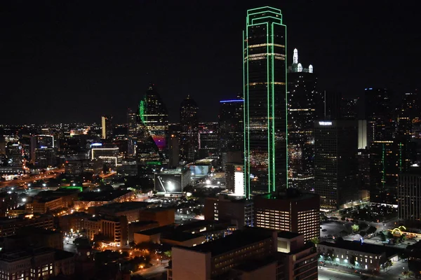 Dallas, Teksas'ın havadan görünümü