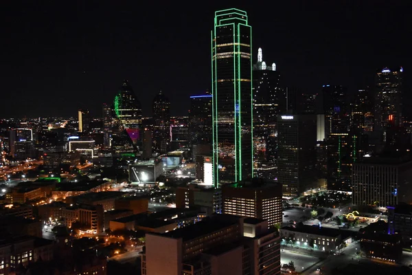 Dallas, Teksas'ın havadan görünümü