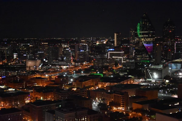 德克萨斯州达拉斯市的鸟瞰图 — 图库照片