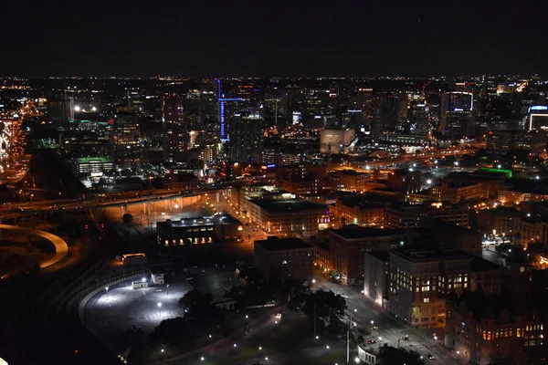 Luchtfoto van Dallas, Texas — Stockfoto