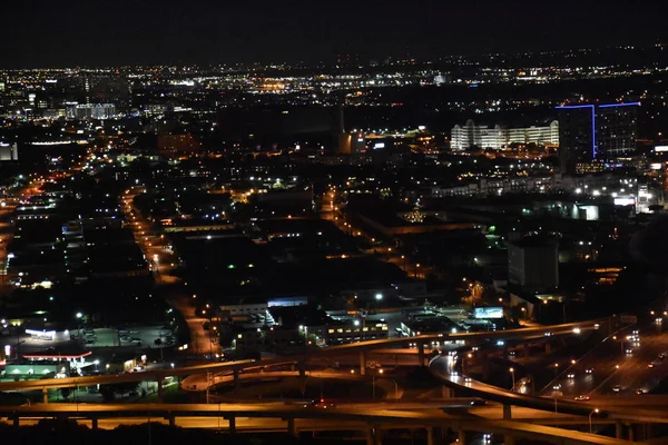 Letecký pohled na Dallas, Texas — Stock fotografie