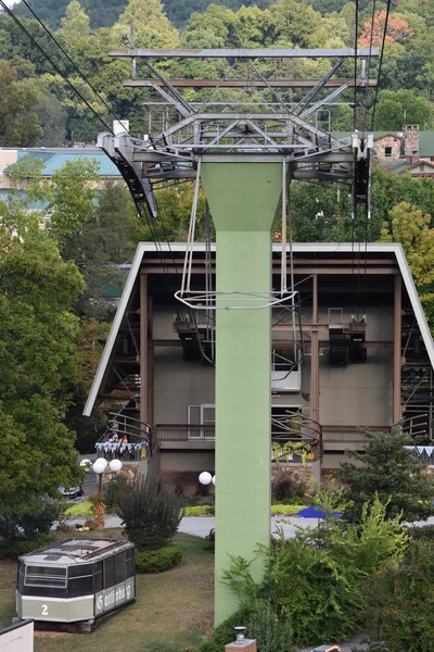 Gatlinburg Oct Aair Tramway Ober Gatlinburg Downtown Gatlinburg Tennessee Seen — 图库照片