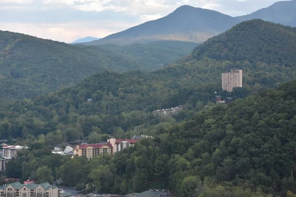 Gatlinburg Tennessee Oct View Smoky Mountains Top Ober Gatlinburg Tennessee — Stock Photo, Image