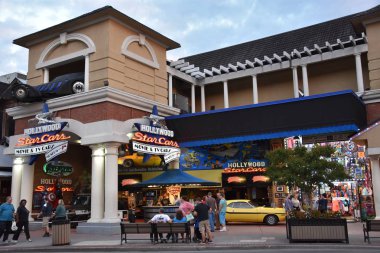 GATLINBURG, TN - OCT 3: Tennessee, Gatlinburg şehir merkezi, 3 Ekim 2016.