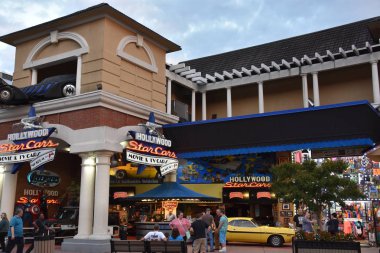 GATLINBURG, TN - OCT 3: Tennessee, Gatlinburg şehir merkezi, 3 Ekim 2016.