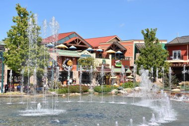 Adanın Pigeon Forge, Tennessee çeşme Show'da