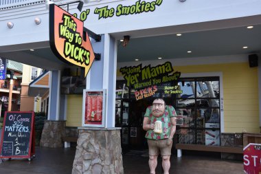 PIGEON Forge, TN-OCT 3: 3 Ekim 2016 'da görüldüğü gibi Tennessee, Pigeon Forge' daki Ada.