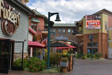 PIGEON Forge, TN-OCT 3: 3 Ekim 2016 'da görüldüğü gibi Tennessee, Pigeon Forge' daki Ada.