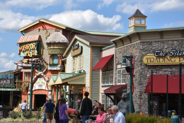 PIGEON Forge, TN-OCT 3: 3 Ekim 2016 'da görüldüğü gibi Tennessee, Pigeon Forge' daki Ada.