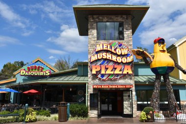 PIGEON Forge, TN-OCT 3: 3 Ekim 2016 'da görüldüğü gibi Tennessee, Pigeon Forge' daki Ada.