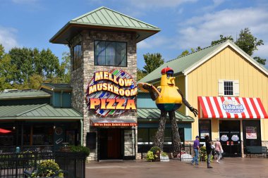 PIGEON Forge, TN-OCT 3: 3 Ekim 2016 'da görüldüğü gibi Tennessee, Pigeon Forge' daki Ada.