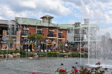 Adanın Pigeon Forge, Tennessee çeşme Show'da