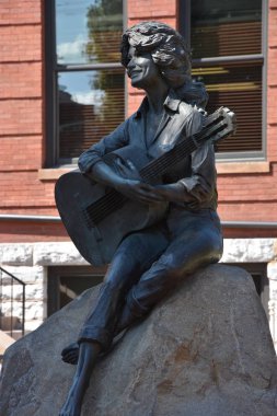 SEVIERVILLE, TN-OCT 3: Sevierville, Tennessee 'deki Dolly Parton heykeli, 3 Ekim 2016.