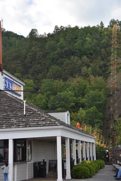 Gatlinburg Oct Downtown Gatlinburg Tennessee Seen Oct 2016 — Stock Photo, Image