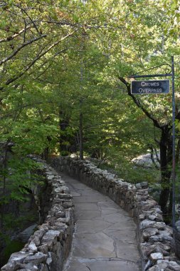 CHATTANOGA TN - 4 Ekimde görüldüğü gibi Chattanooga, Tennessee 'deki Rock City Gardens.