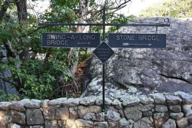 CHATTANOGA TN - 4 Ekimde görüldüğü gibi Chattanooga, Tennessee 'deki Rock City Gardens.