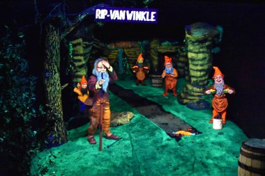 Fairyland mağara, kaya şehir bahçeleri Lookout Mountain Chattanooga, Tennessee