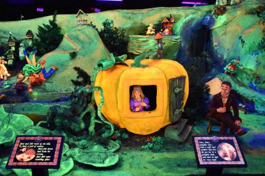 Fairyland mağara, kaya şehir bahçeleri Lookout Mountain Chattanooga, Tennessee